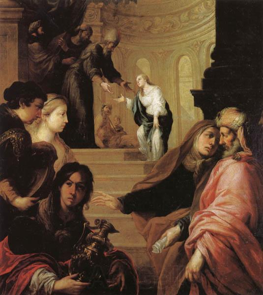 Juan de Sevilla romero The Presentation of the Virgin in the Temple Spain oil painting art